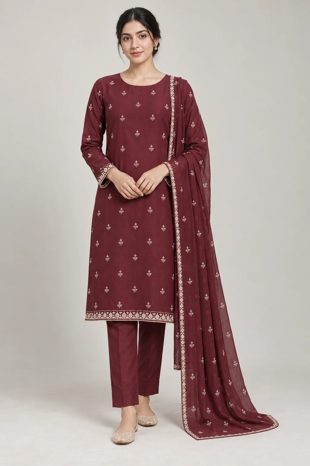 Women’s illustrative tailoring sample